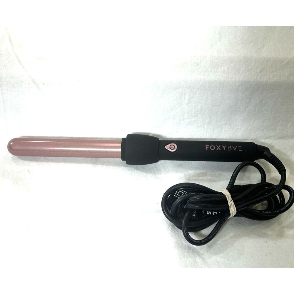 FoxyBae 25mm 1" Curling Iron Rose Gold Barrel Hair Curler Tested Working